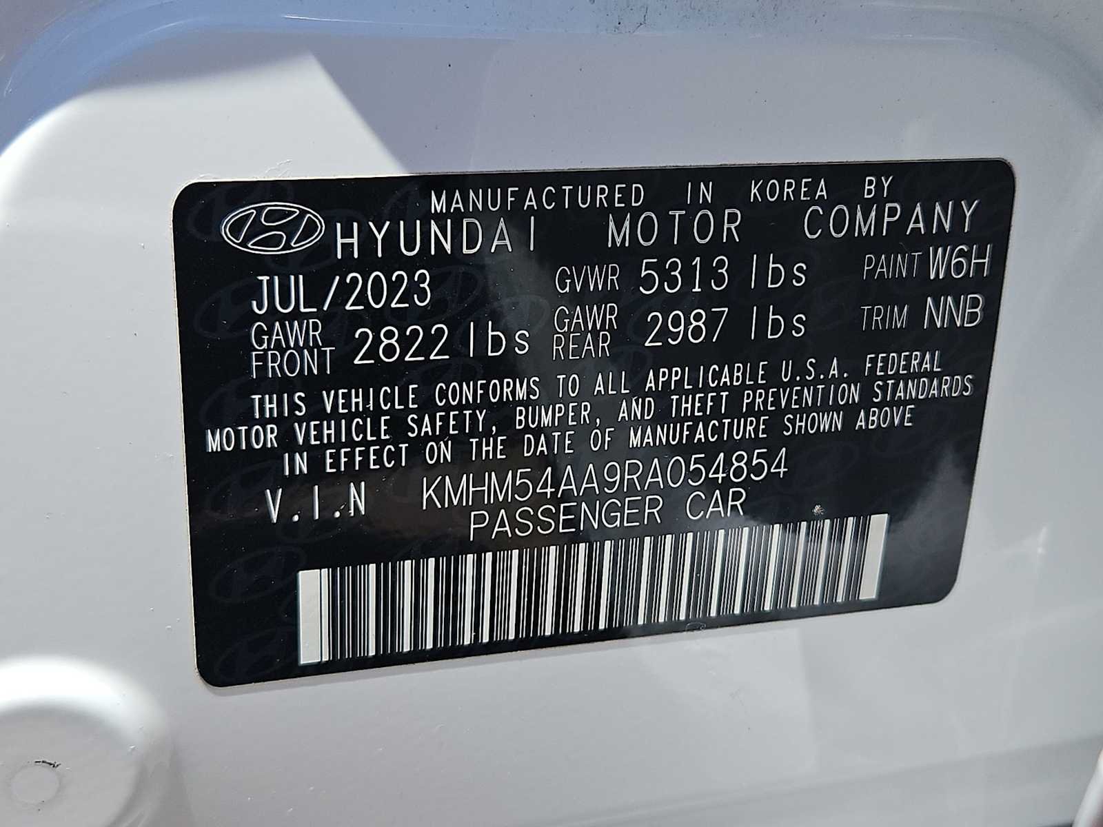 Certified Used 2024 Serenity White Hyundai Limited image 34