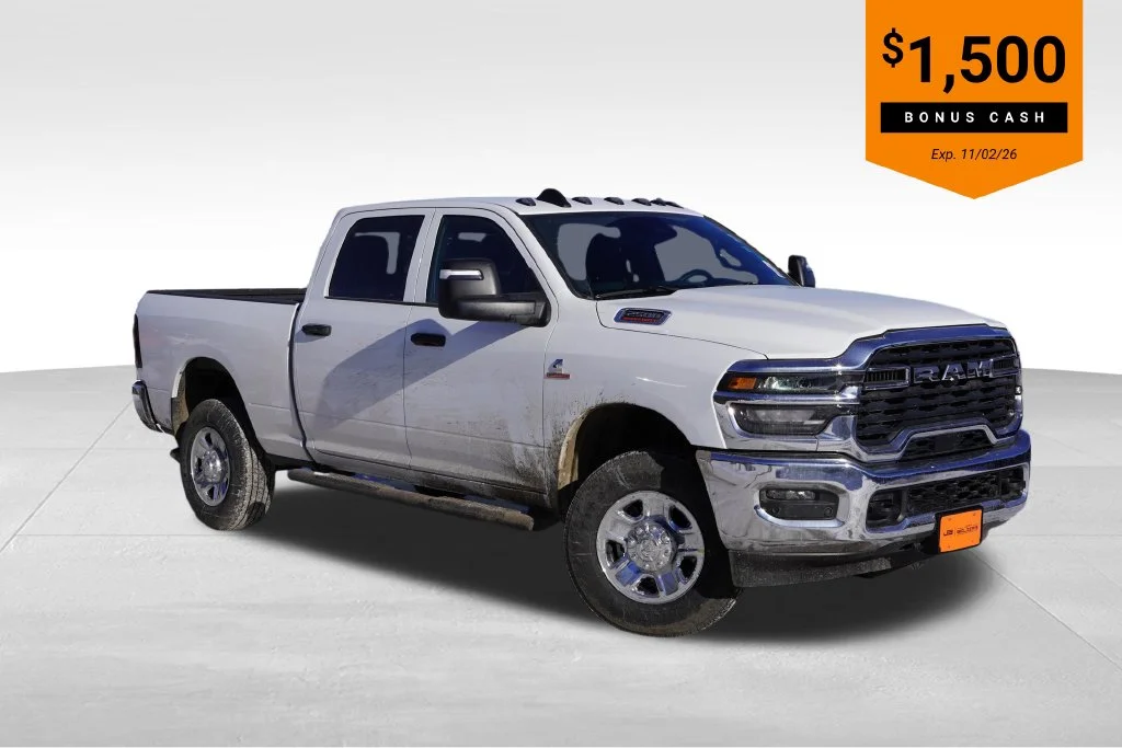 New 2026 Bright White Clear-Coat Exterior Paint RAM Tradesman image 1