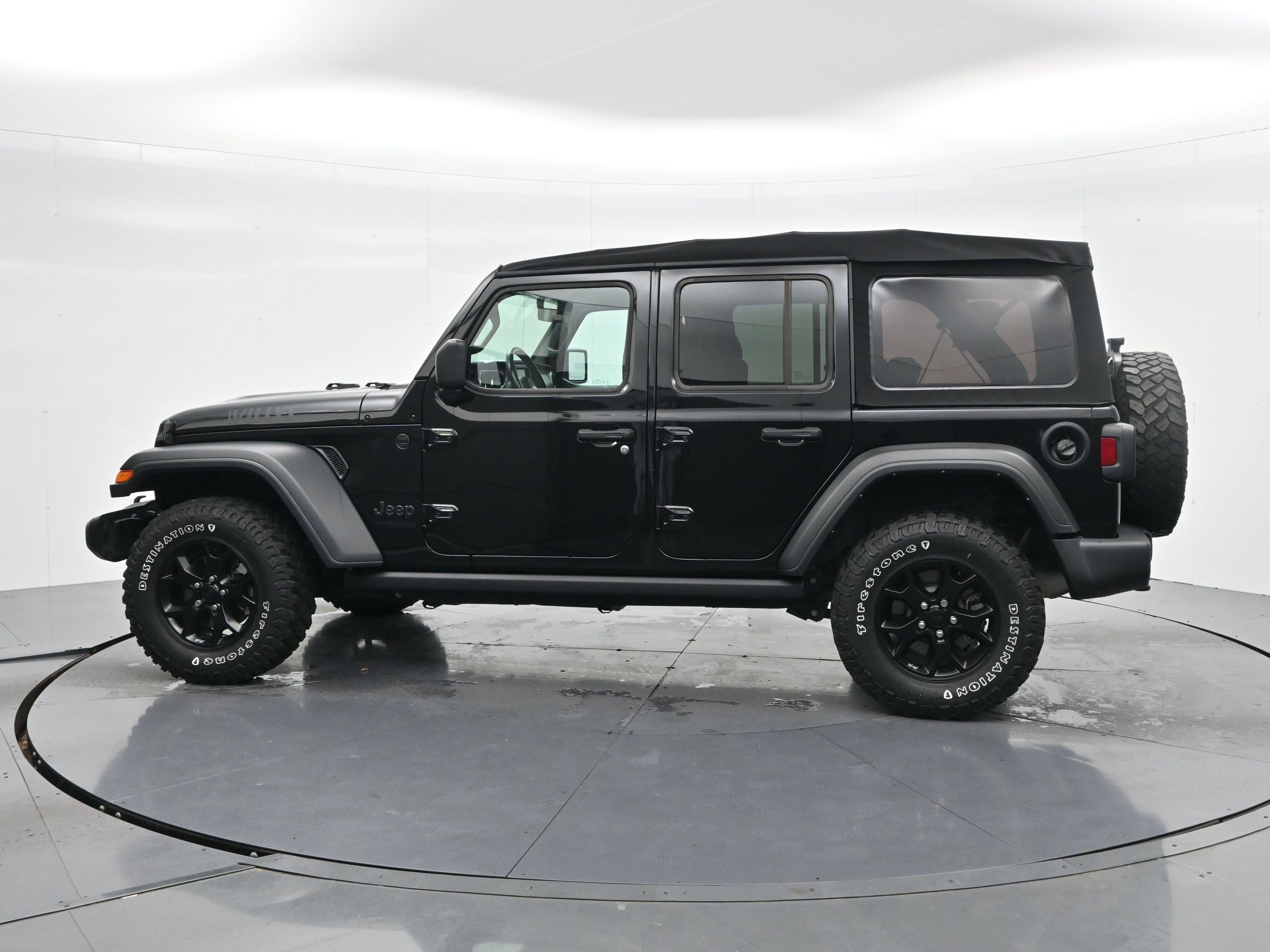 Used 2022 Black Clearcoat Jeep Unlimited Willys image 8