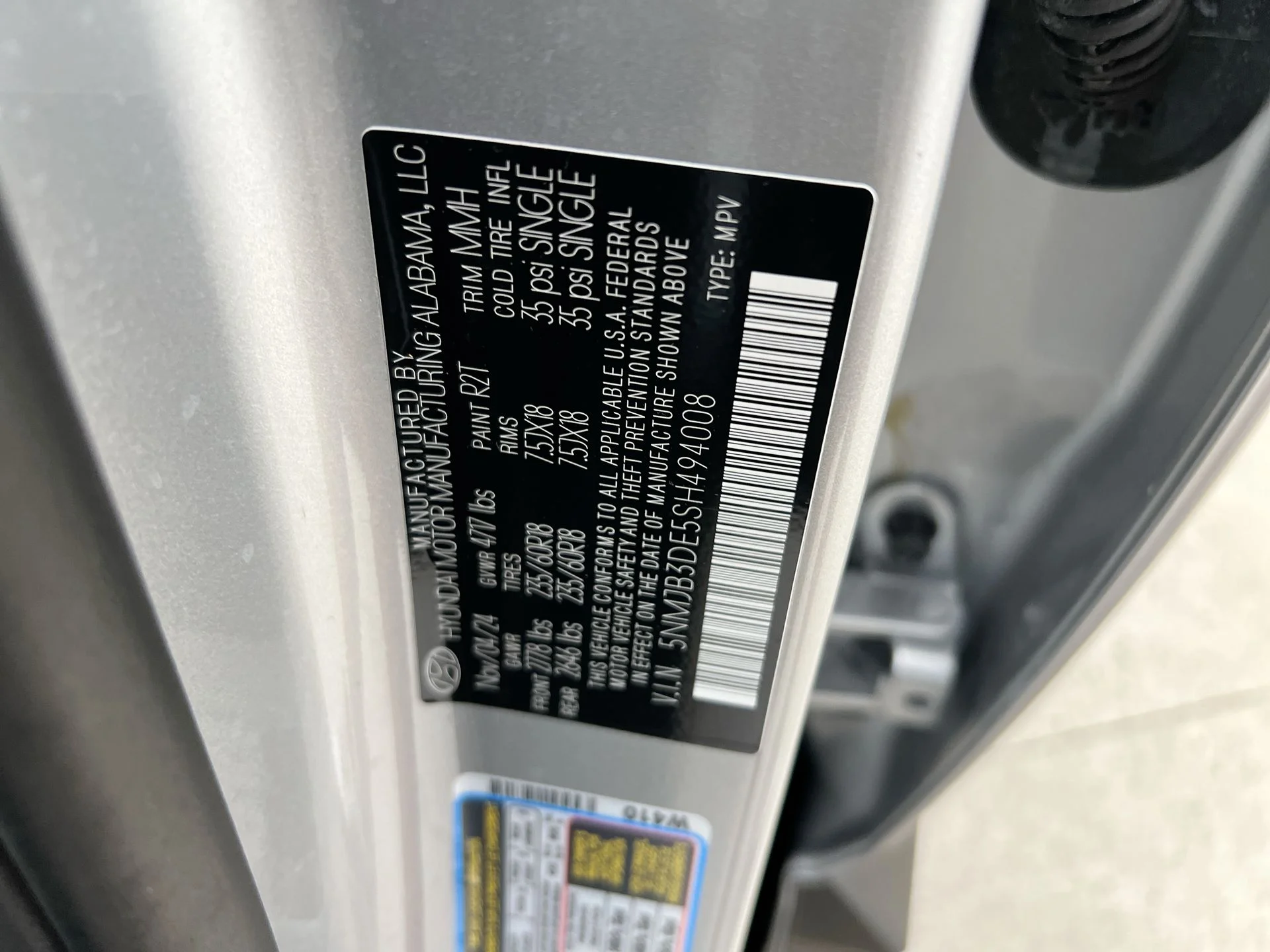 Used 2025 Silver Hyundai SEL image 41