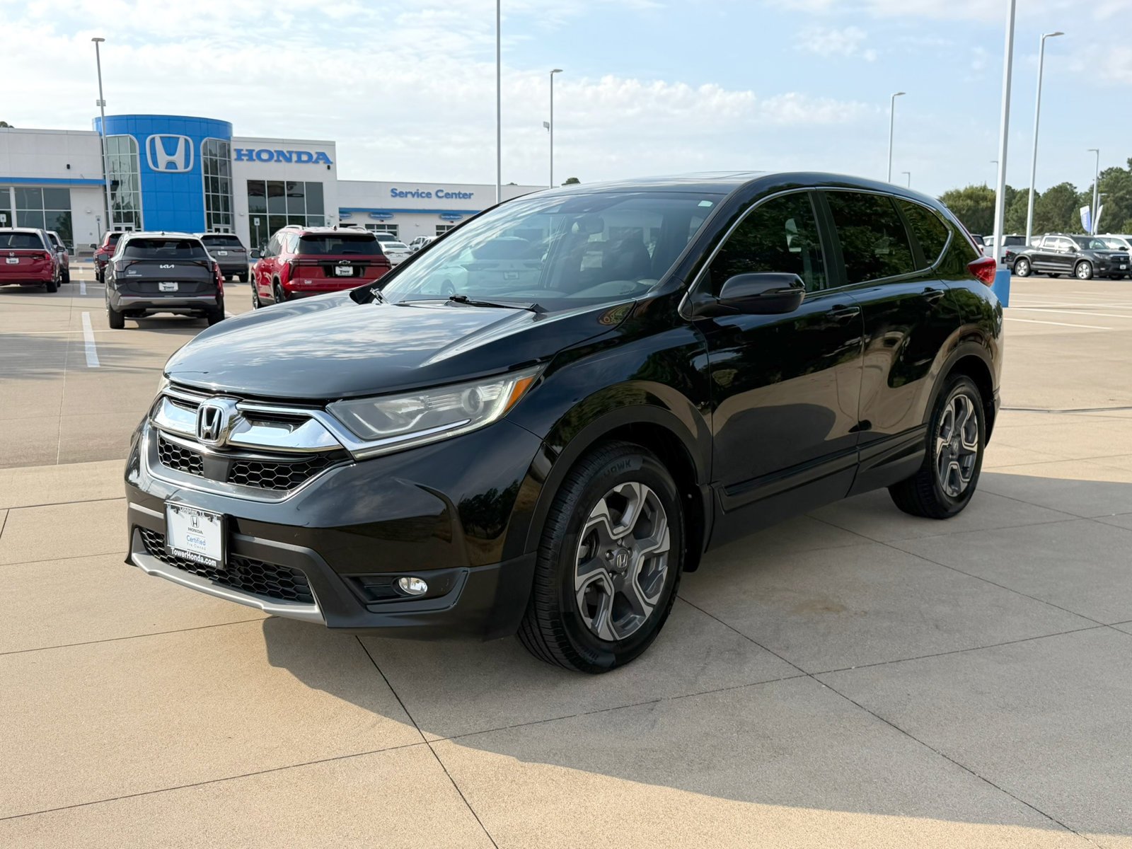 Certified Used 2017 Crystal Black Pearl Honda EX image 3