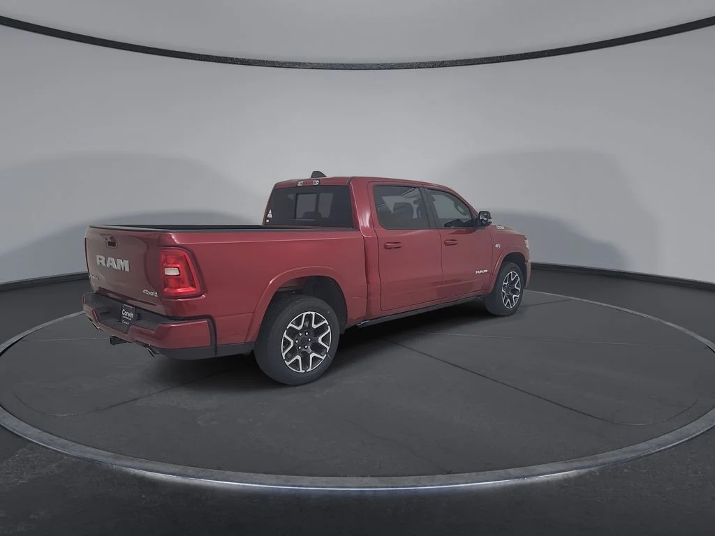 New 2026 Molten Red Pearl-Coat Exterior Paint RAM Laramie image 15