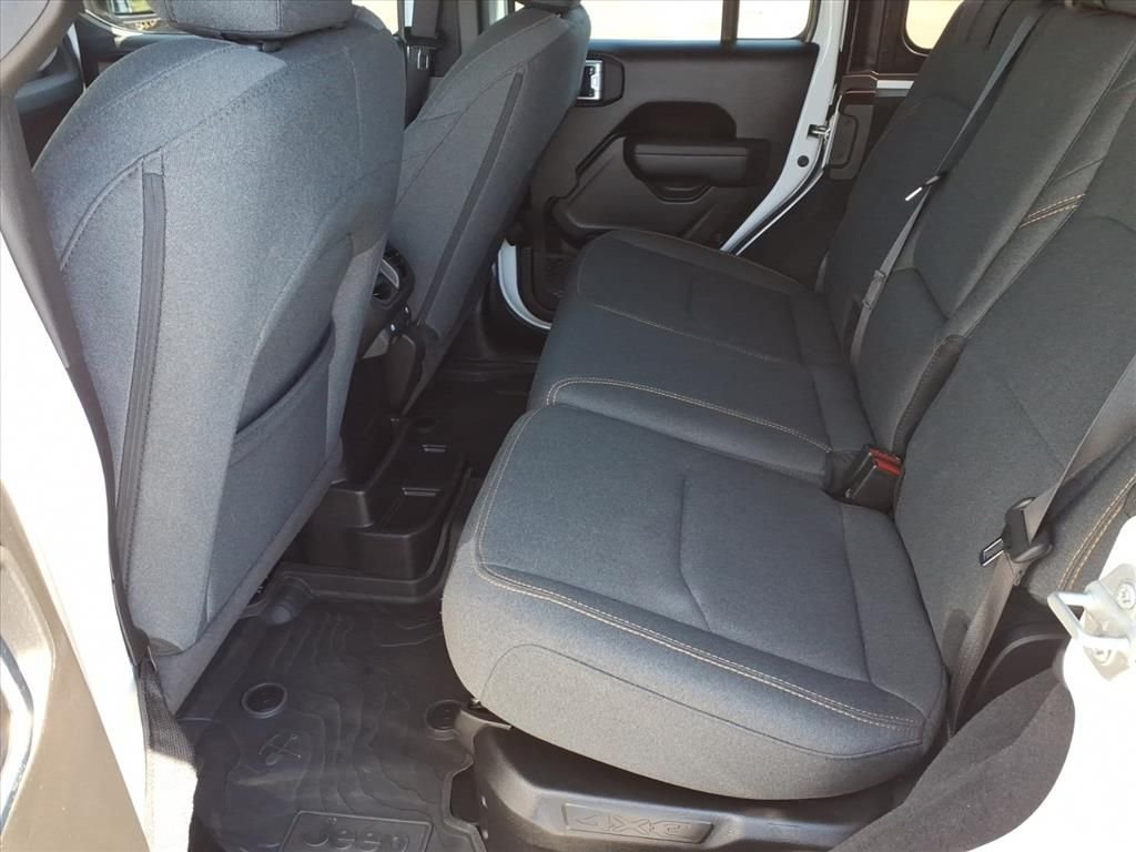 Used 2024 Bright White Clearcoat Jeep Sport S 4xe image 5