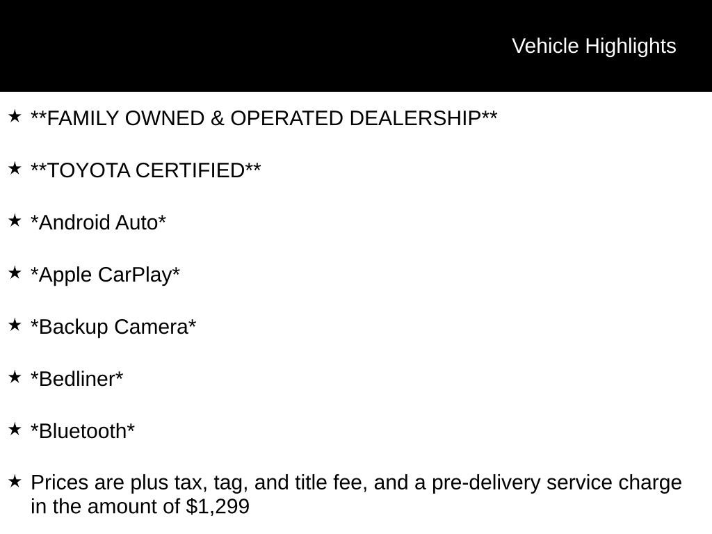 Used 2024 White Toyota SR5 image 5