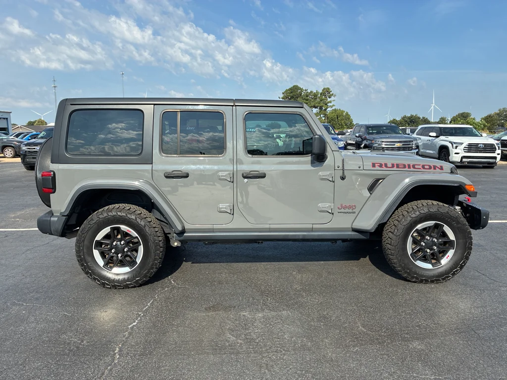 Used 2021 Sting Gray Clearcoat Jeep Unlimited Rubicon image 4