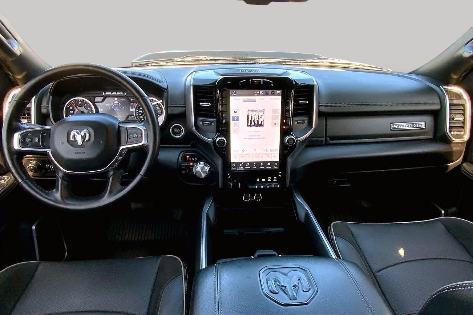 Used 2023 Diamond Black Crystal Pearlcoat Ram Laramie image 15