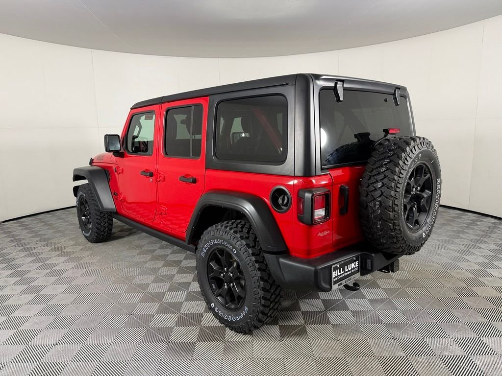 Certified Used 2022 Red Jeep Unlimited Willys image 9