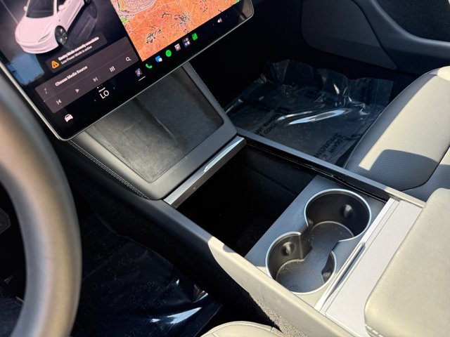 Used 2025 Pearl White Multi-Coat Tesla Long Range image 13