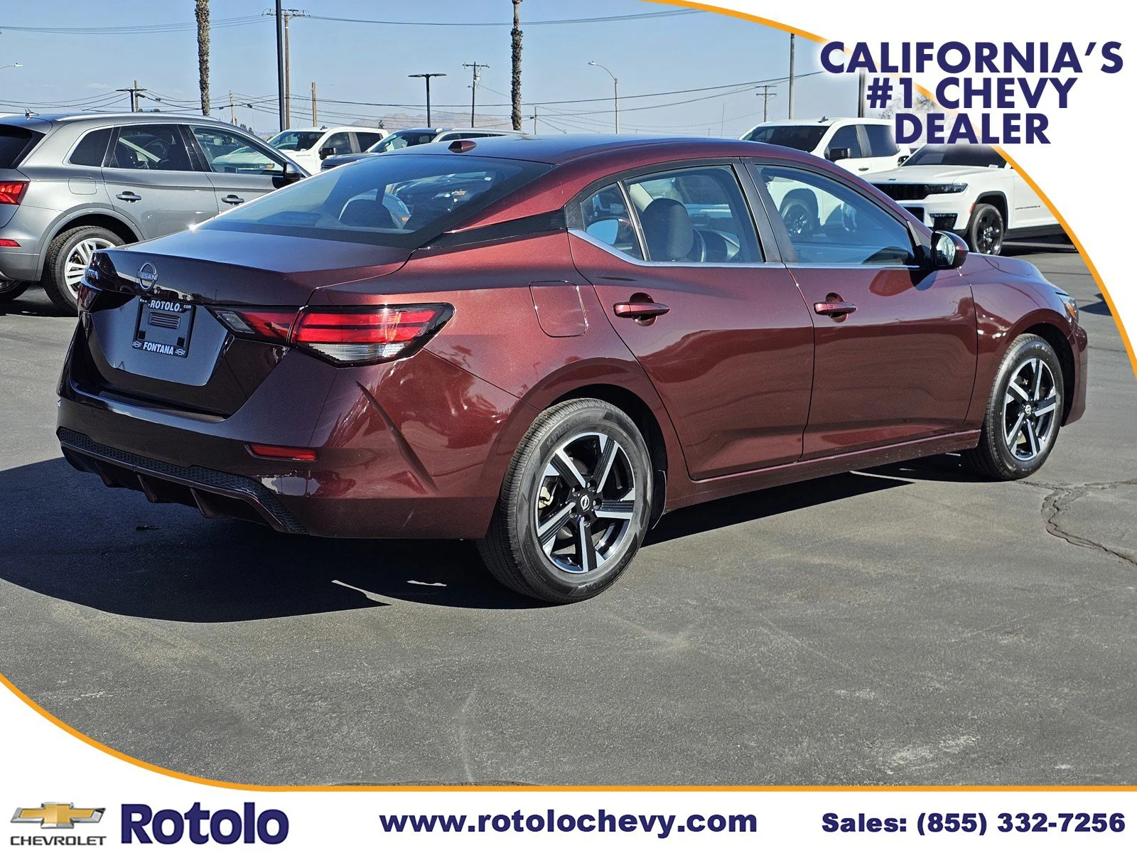 Used 2025 Rosewood Metallic Nissan SV image 7