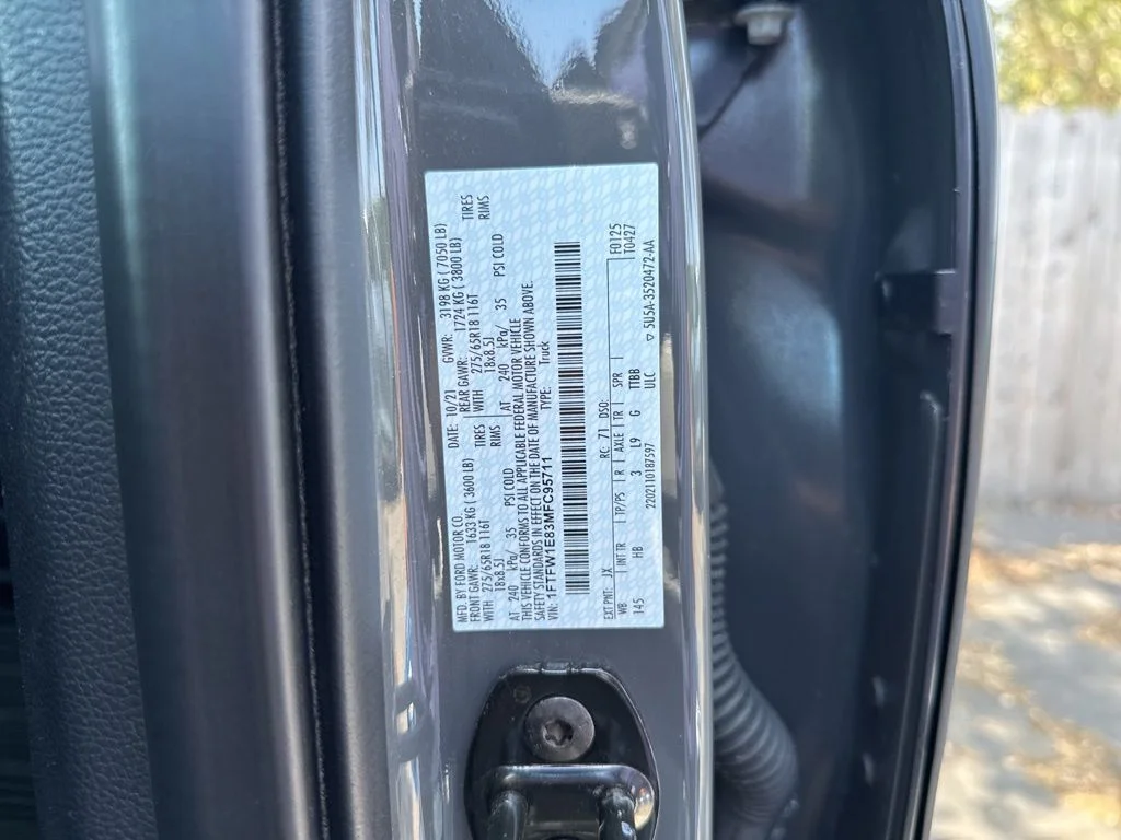 Used 2021 White Ford Lariat image 11