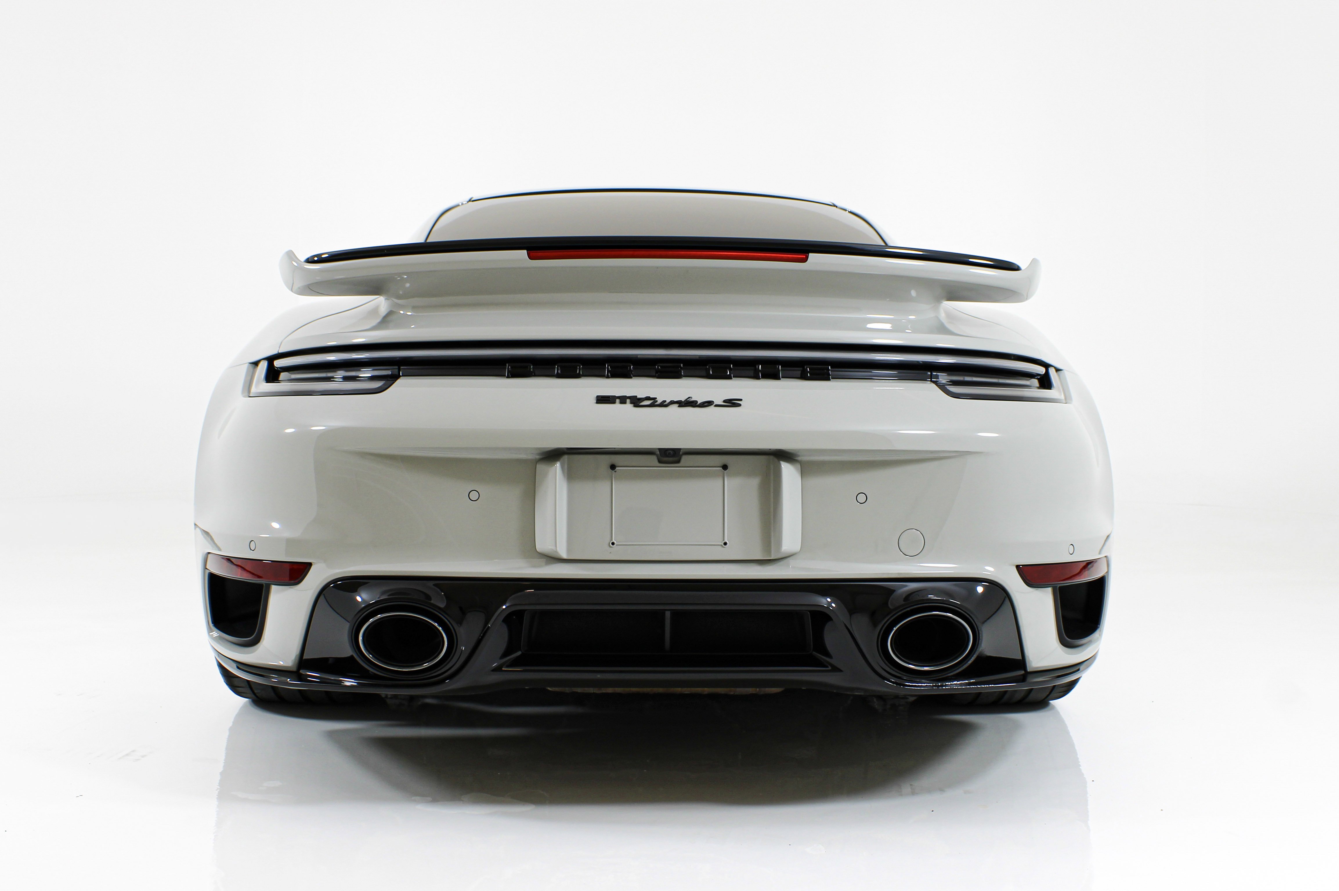 Used 2022 Chalk Porsche Turbo S Coupe image 4