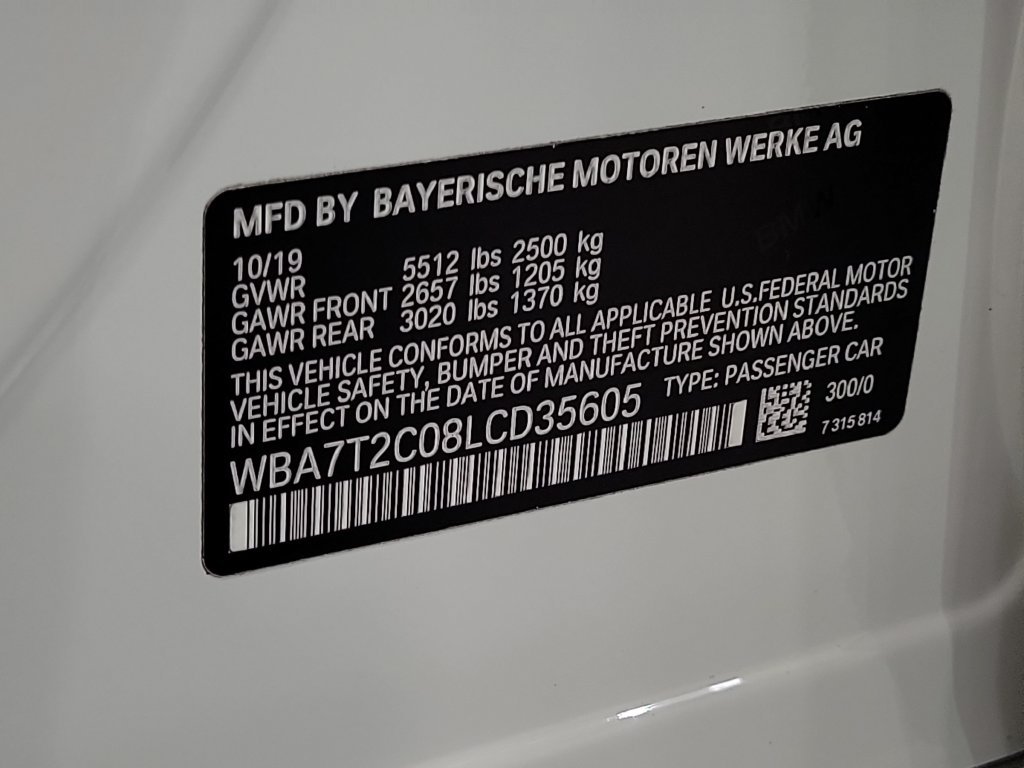 Used 2020 Alpine White BMW 740i image 30