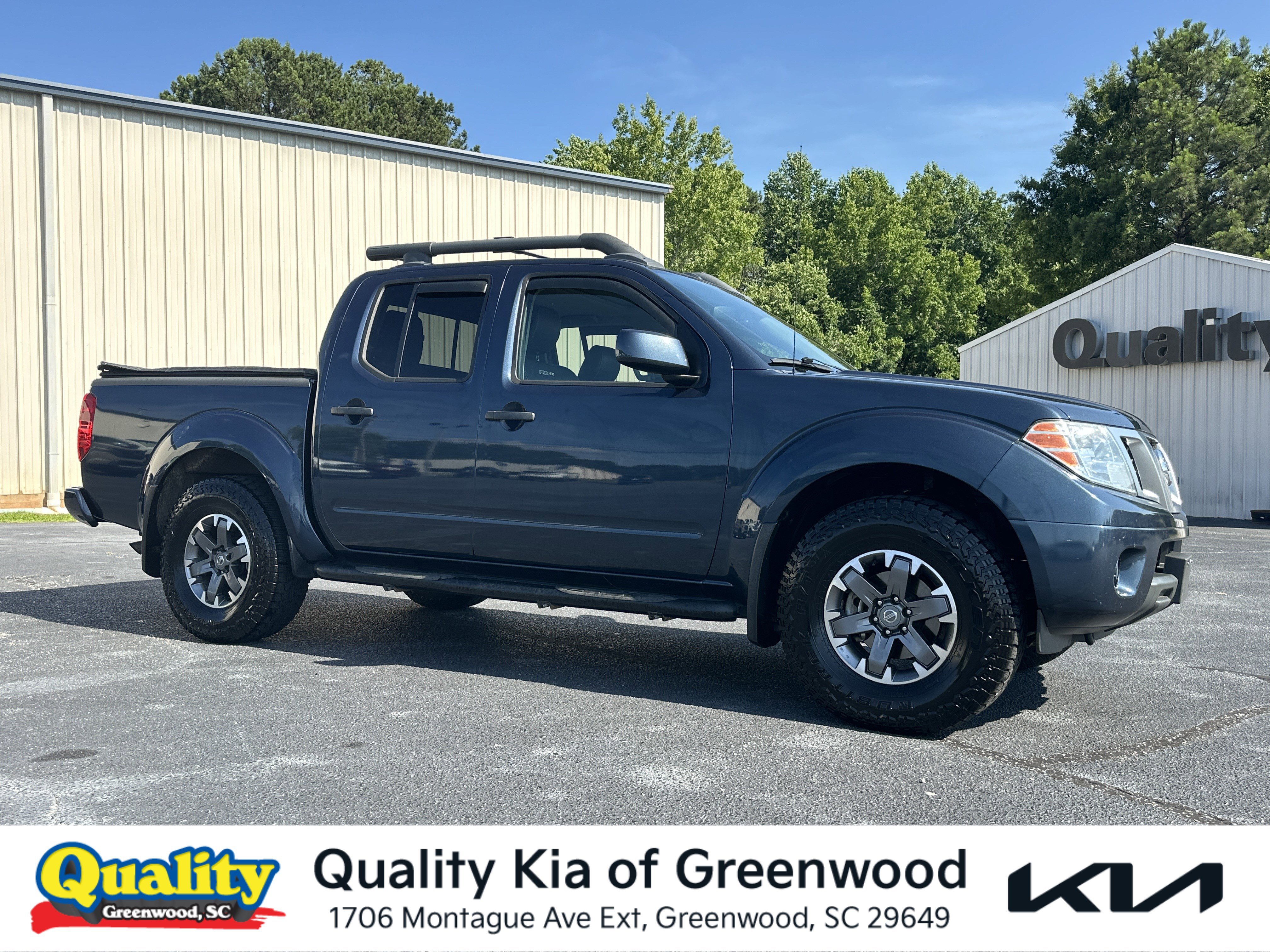 Used 2020 Arctic Blue Metallic Nissan PRO-4X image 1