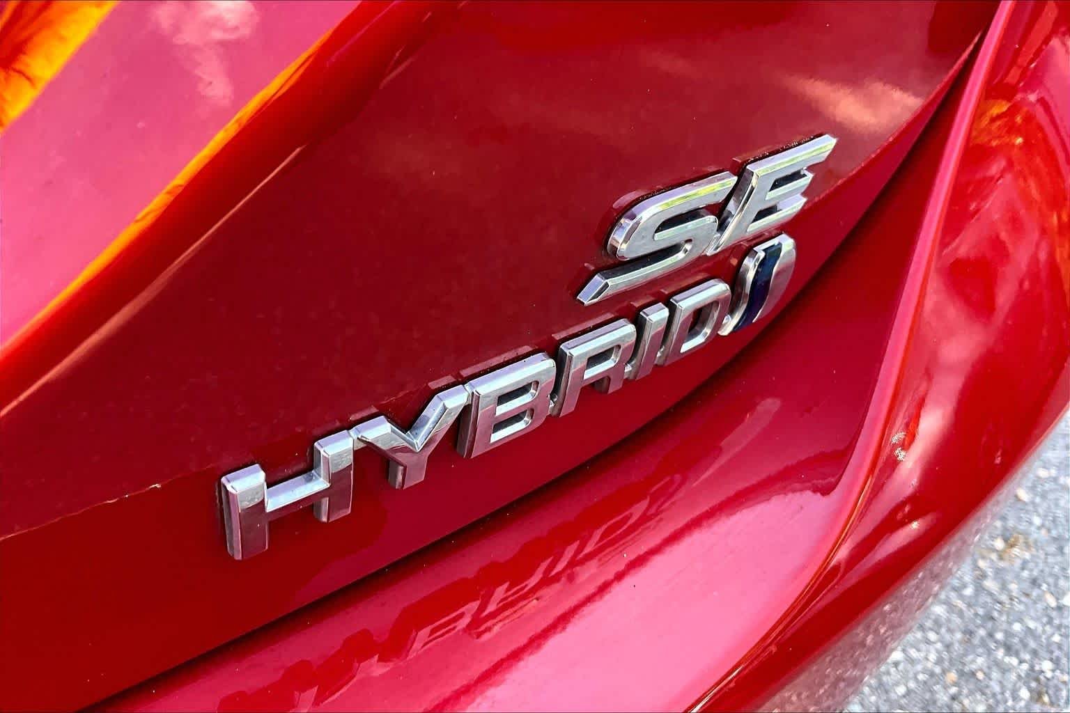 Certified Used 2024 Supersonic Red Toyota Hybrid SE image 10