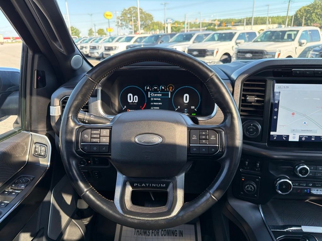 Used 2023 Antimatter Blue Metallic Ford Platinum image 26
