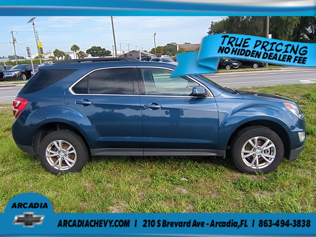 Used 2017 Patriot Blue Metallic Chevrolet LT image 3