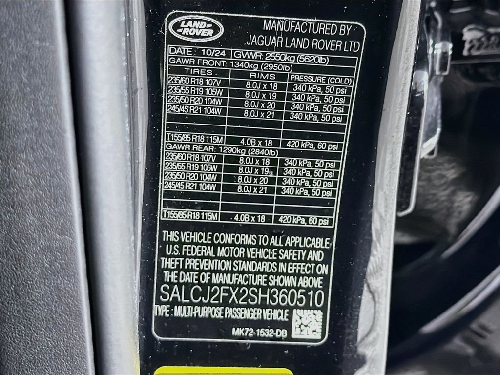 Used 2025 Black Land Rover S image 34