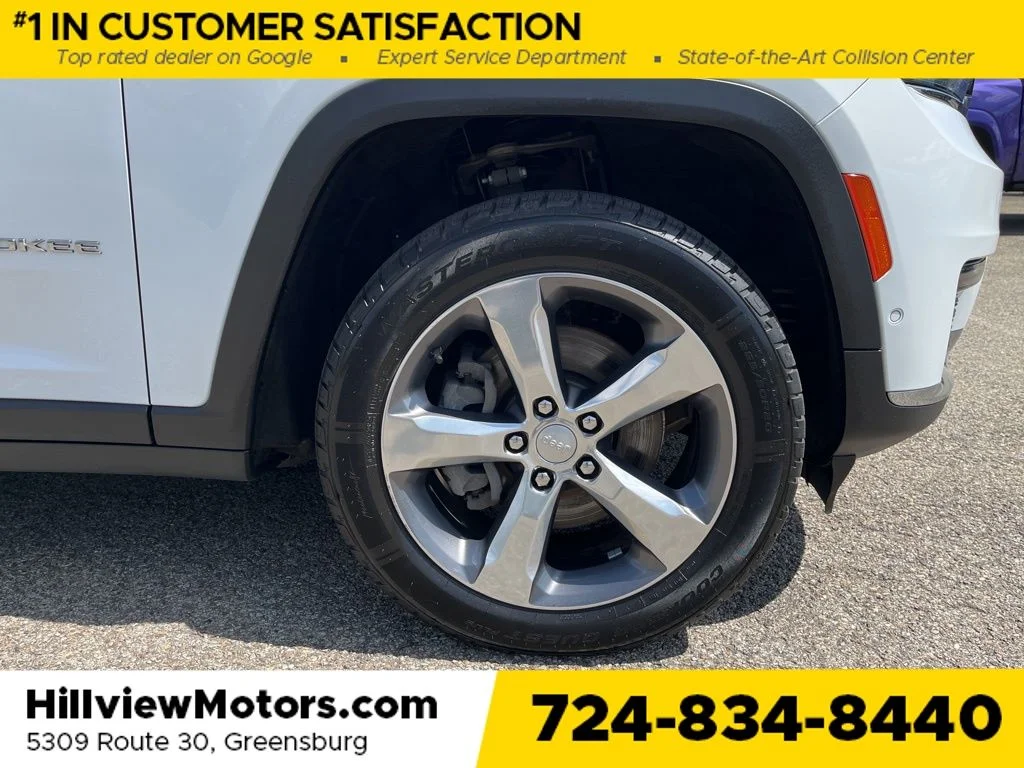 Certified Used 2021 Bright White Clearcoat Jeep Limited image 14