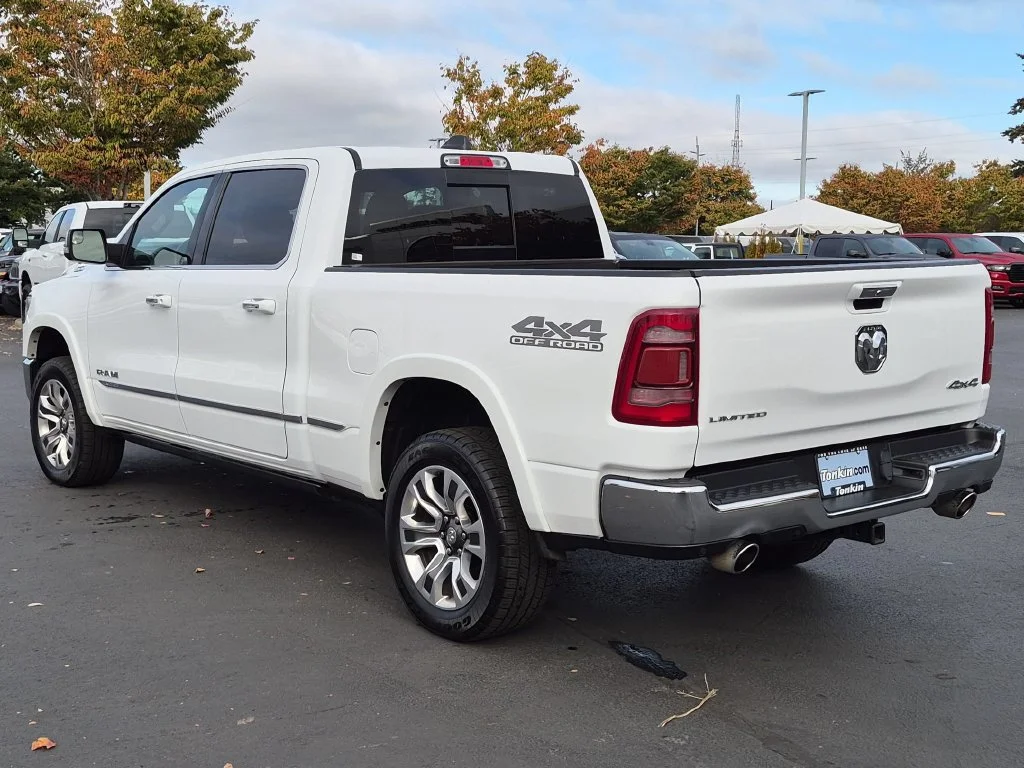 Used 2022 Bright White Clearcoat Ram Limited image 4
