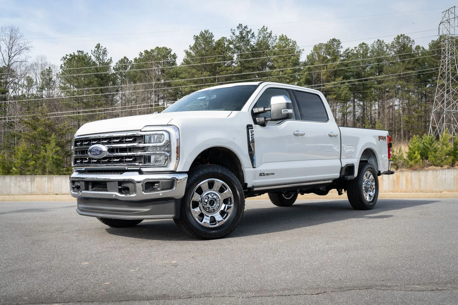 New 2026 Star White Metallic Tri-Coat Ford F-250® Lariat® image 3