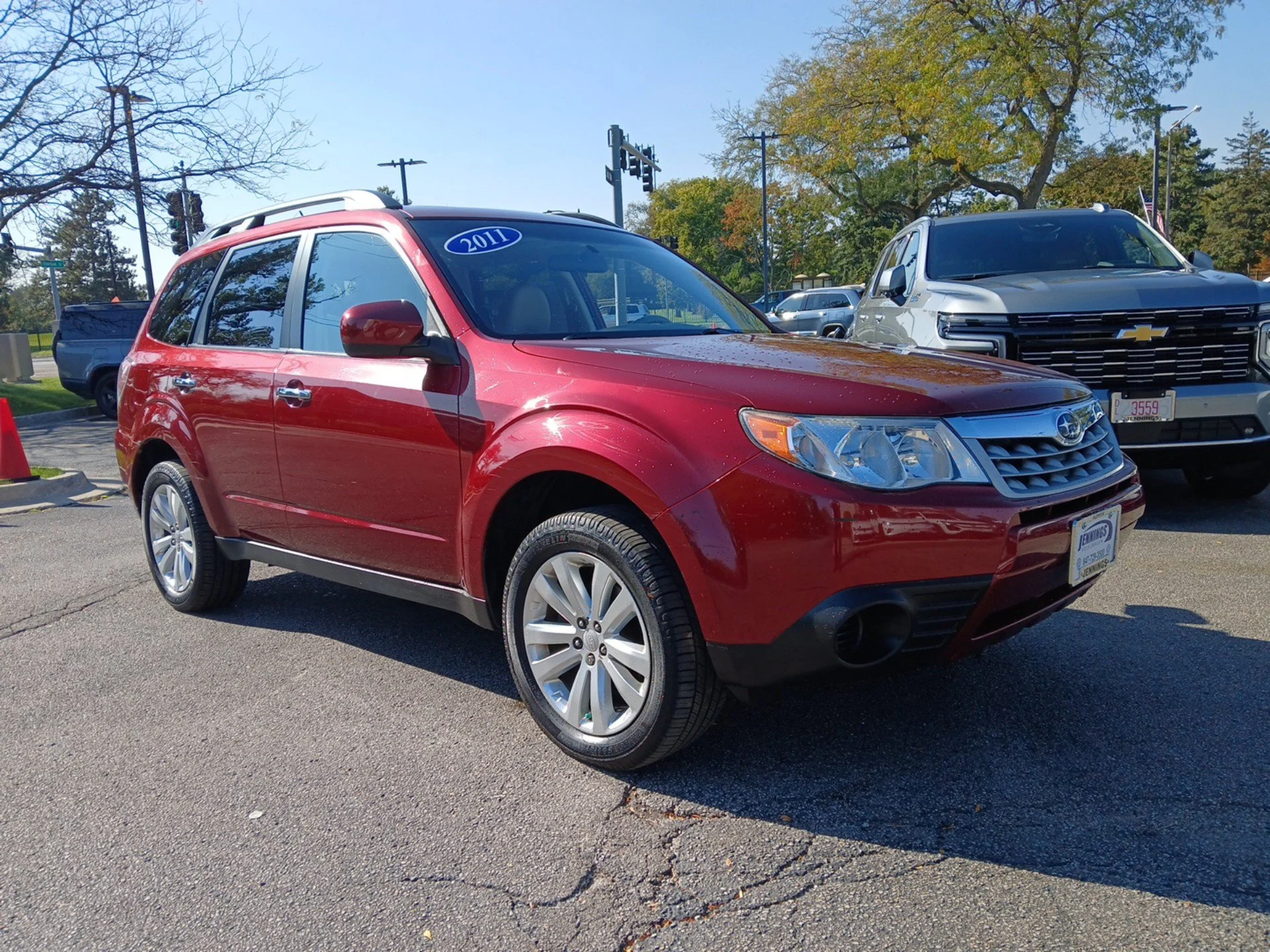 Used 2011 Subaru Forester X Premium Package with VIN JF2SHBDC9BH728701 for sale in Glenview, IL