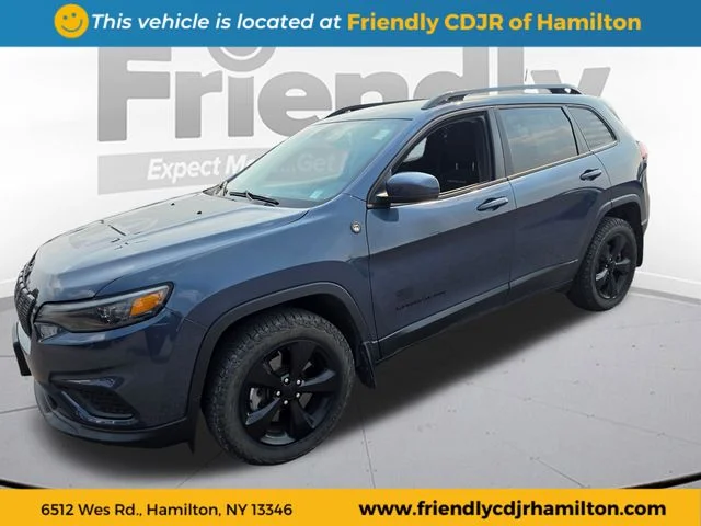 Used 2021 Blue Jeep Latitude image 1