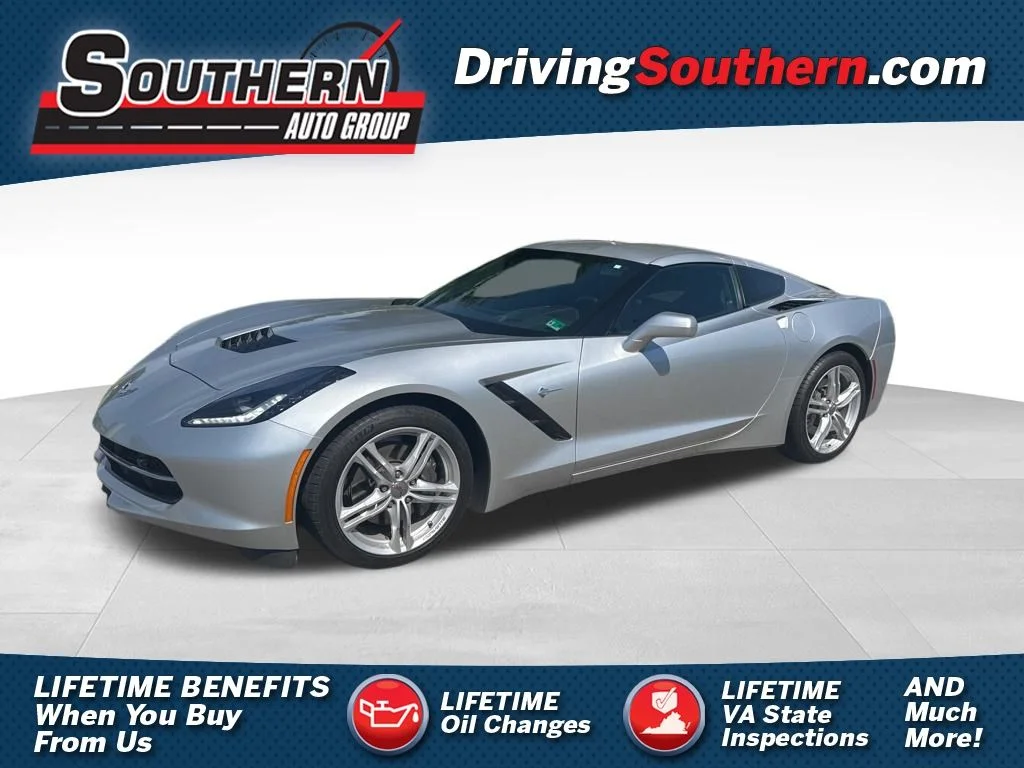 Used 2017 Silver Chevrolet Stingray image 1