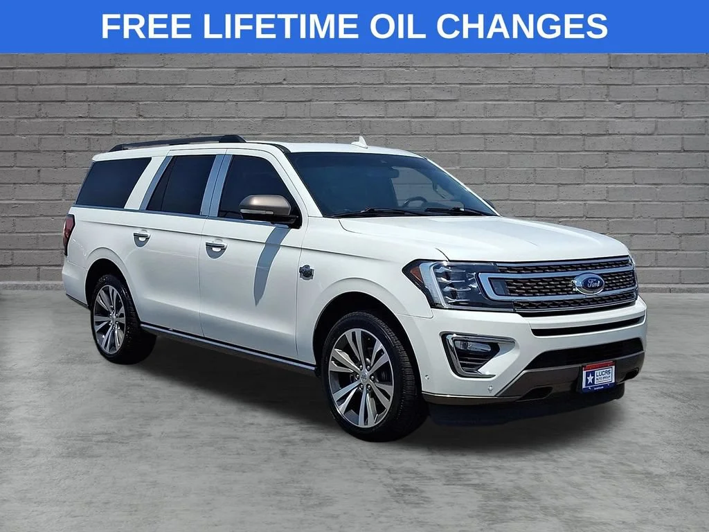 Used 2021 White Ford King Ranch MAX image 1