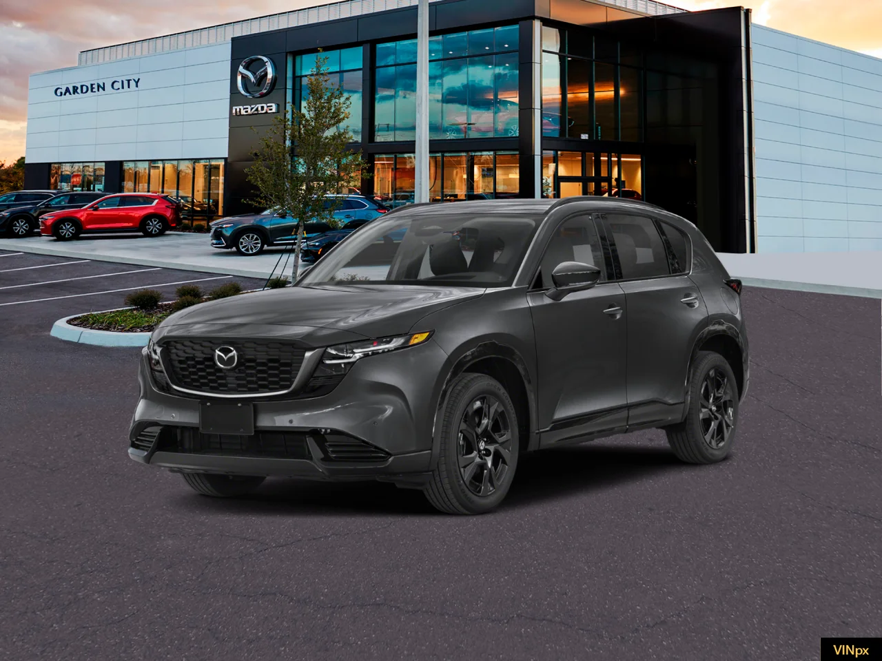 New 2026 Machine Gray Metallic Mazda 2.5 S Premium AWD image 1
