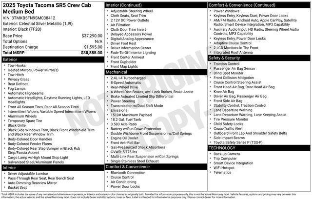 Certified Used 2025 CELESTIAL SILVER Toyota  image 51