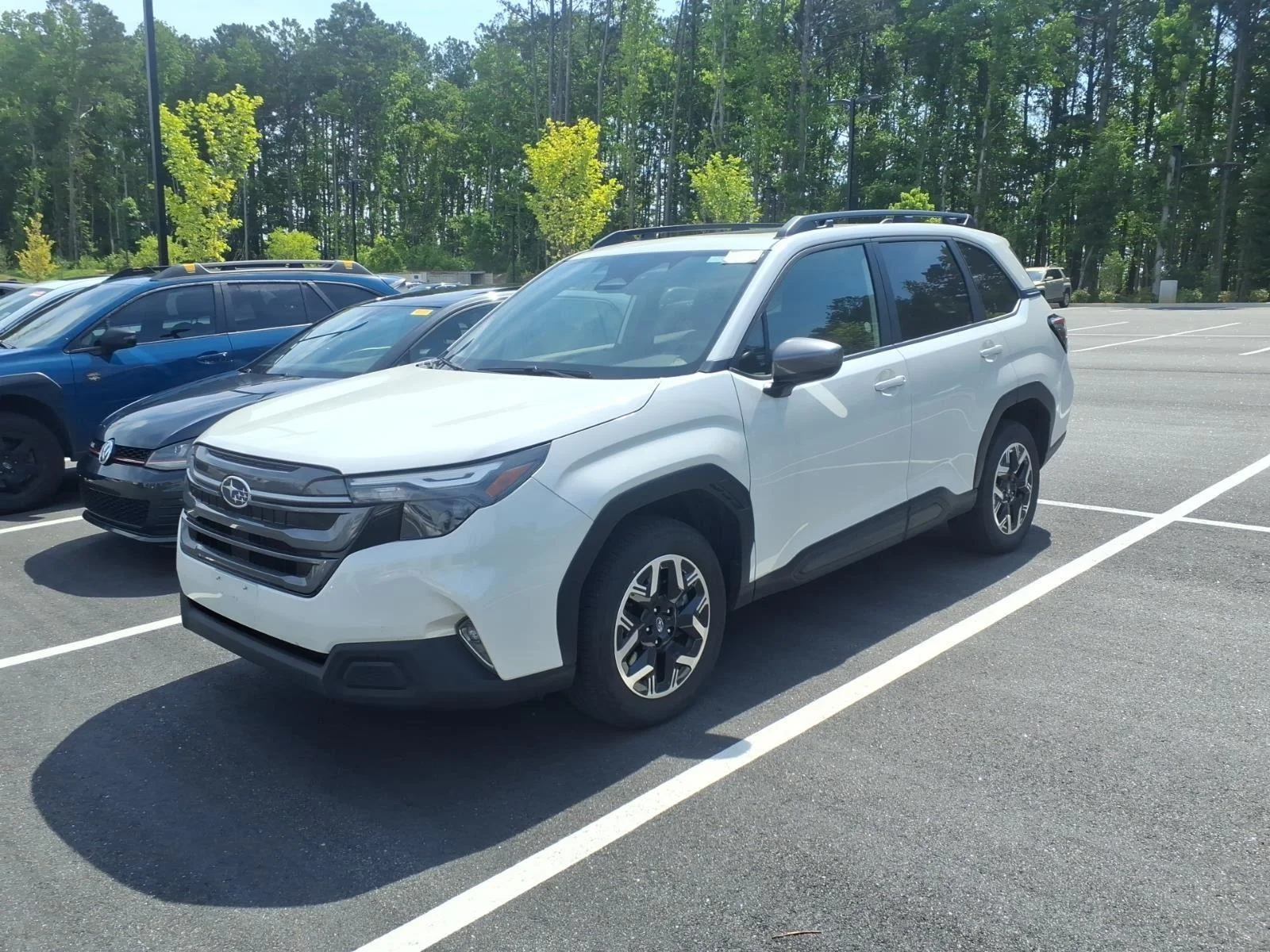 Certified Used 2025 Crystal White Pearl Subaru Premium image 2