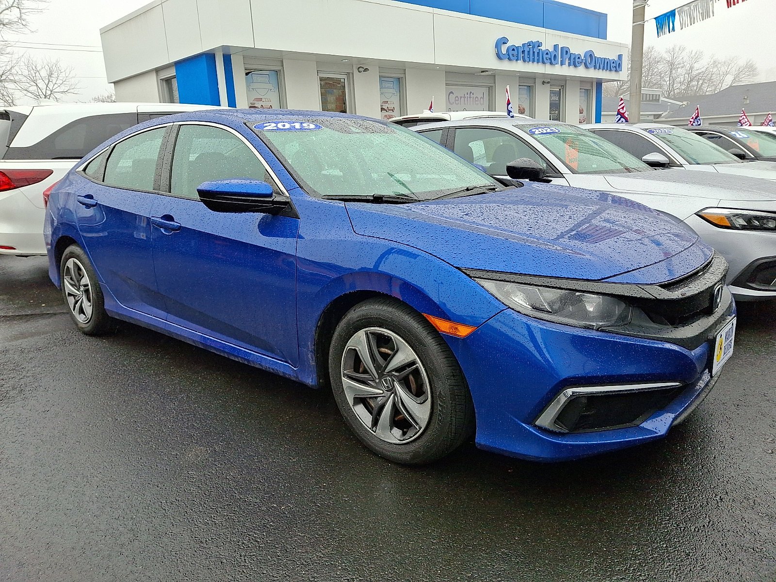 Used 2019 Honda Civic LX with VIN 2HGFC2F68KH561023 for sale in Ardmore, PA
