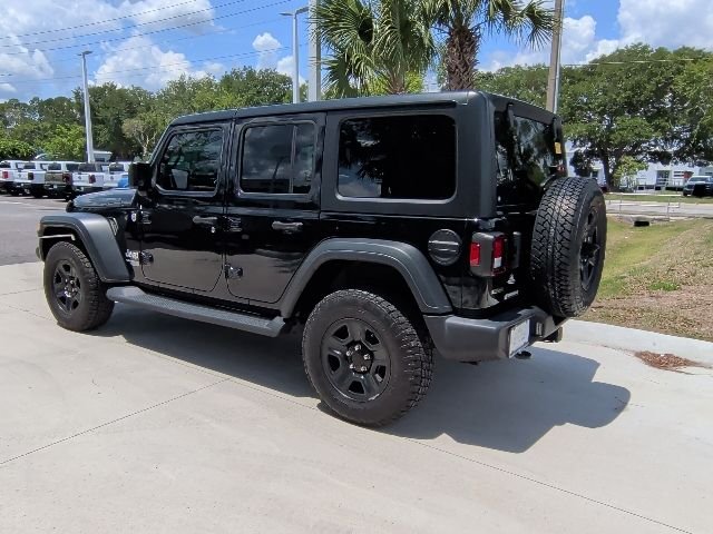 Certified Used 2021 Black Clearcoat Jeep Unlimited Sport S image 7