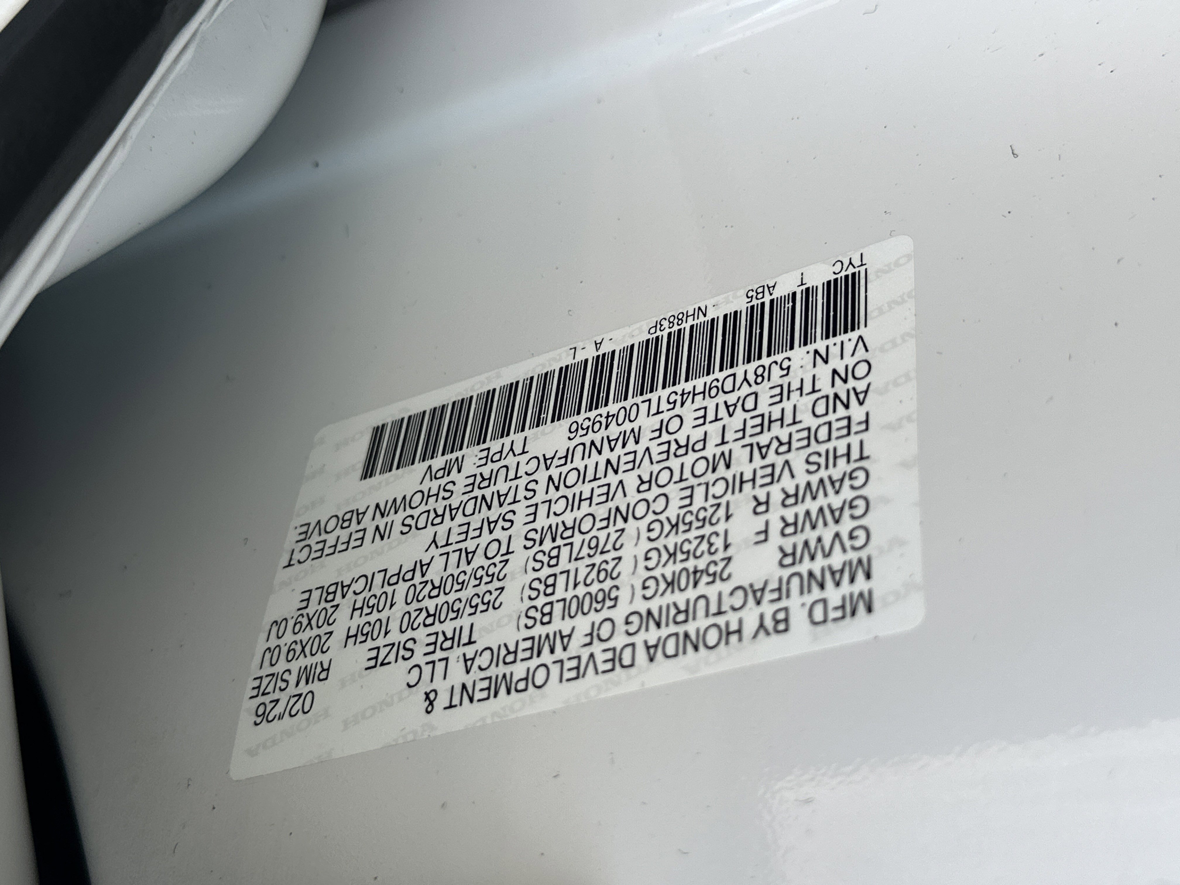 New 2026 Platinum White Pearl Acura w/Technology Package image 28