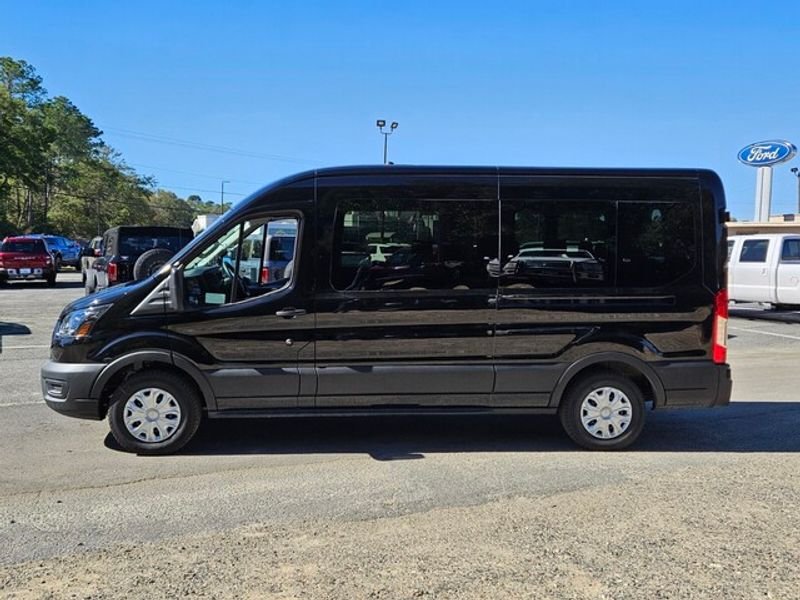New 2025 Agate Black Metallic Ford Passenger Van XL image 3
