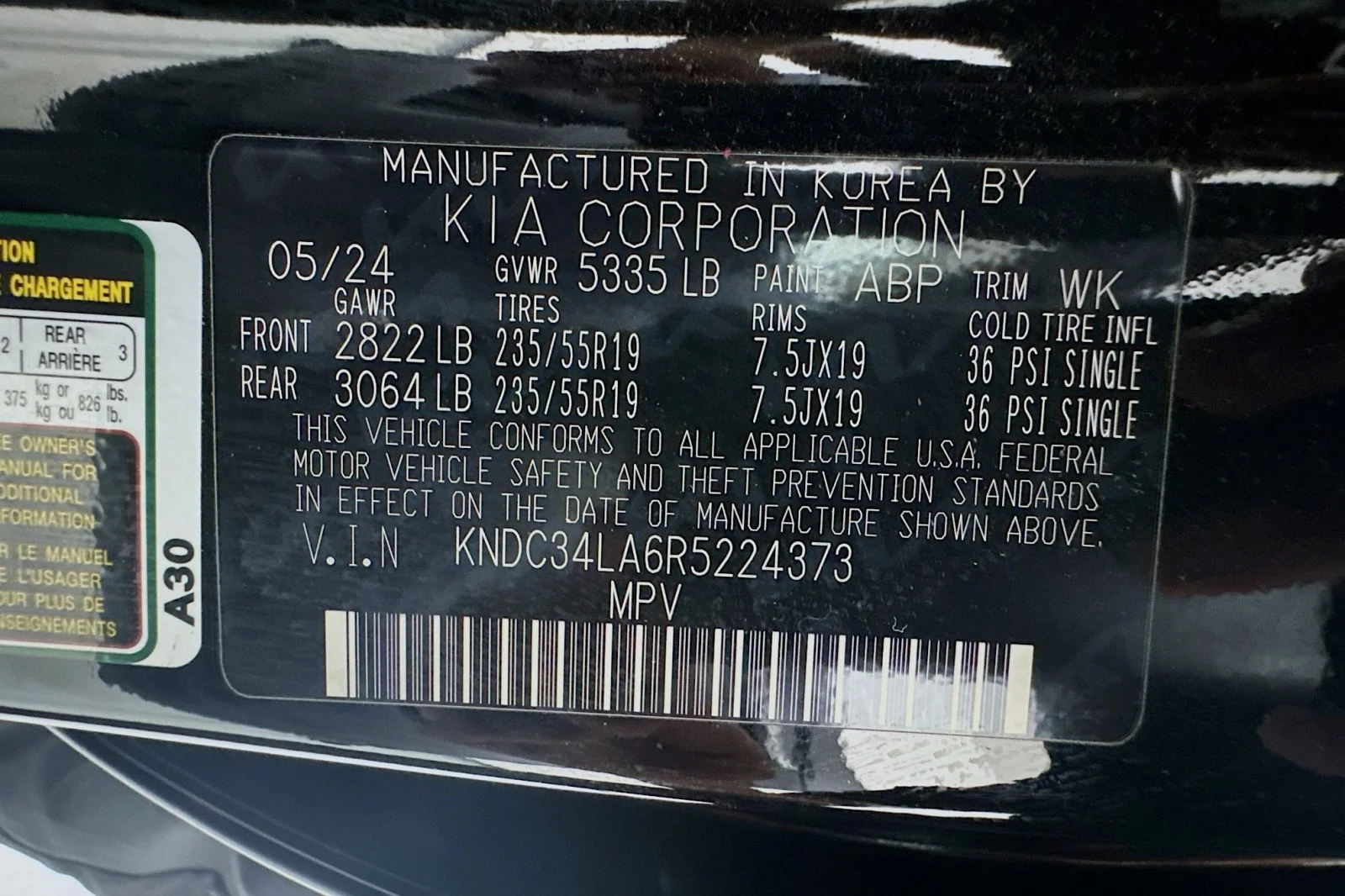 Used 2024 AURORA BLACK Kia Light Long Range rwd image 23