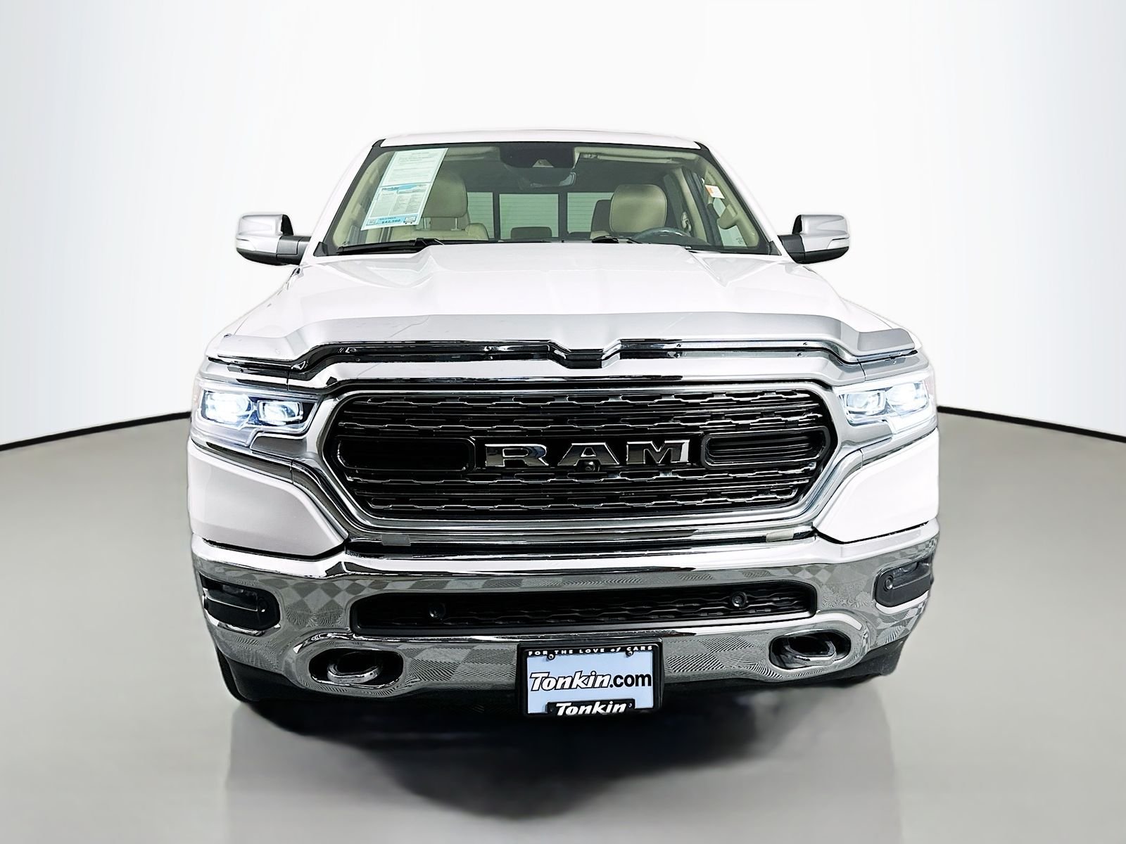 Used 2021 Ivory White Tri-Coat Pearlcoat Ram Limited image 2