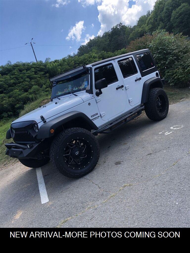 Used 2017 Bright White Clearcoat Jeep Sport image 2