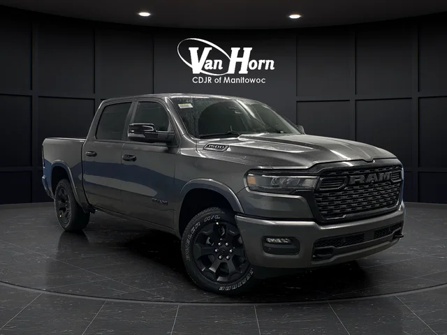New 2026 Granite Crystal Metallic Clear-Coat Exterior Paint RAM Big Horn/Lone Star image 45