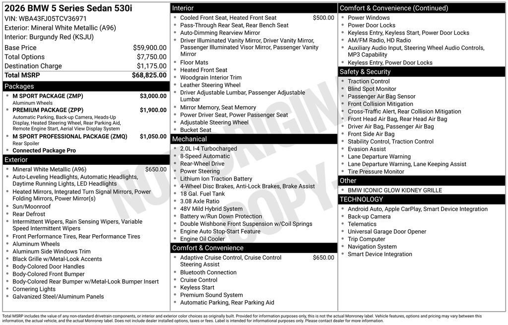 2026 BMW 5 Series 530i - Photo 29