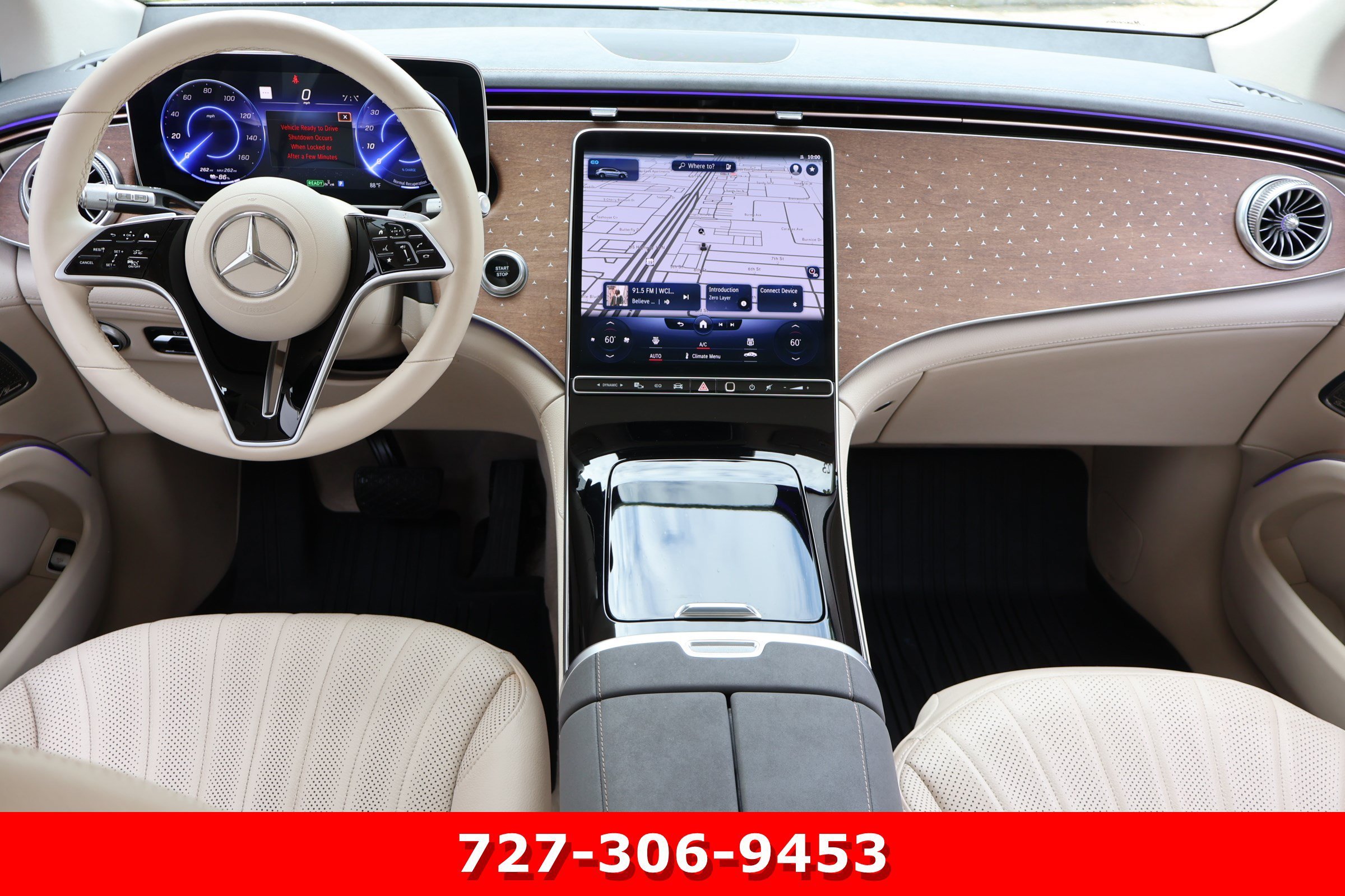 Certified Used 2023 Polar White Mercedes-Benz EQS 450+ image 19