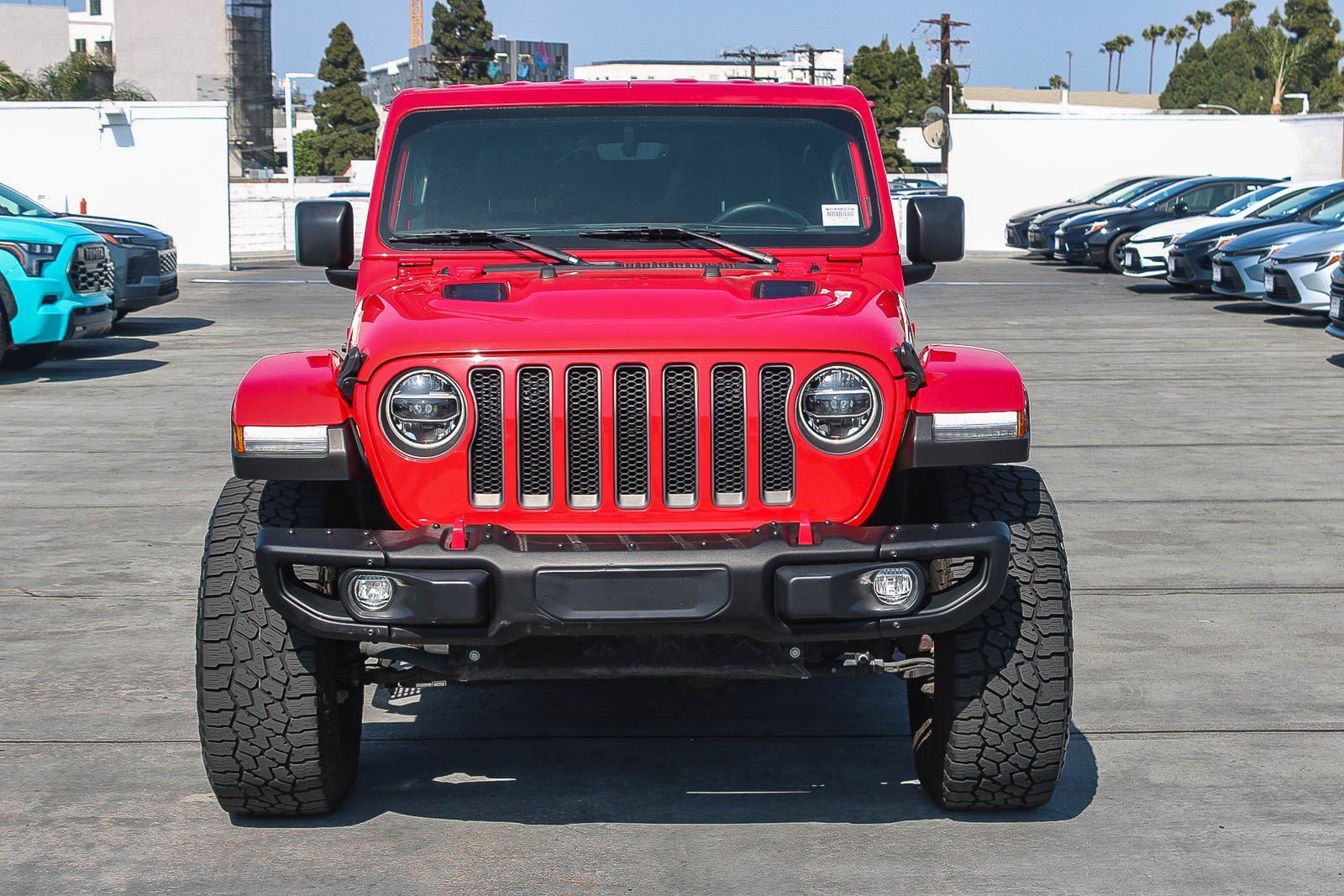 Used 2021 Firecracker Red Clearcoat Jeep Unlimited Rubicon image 2