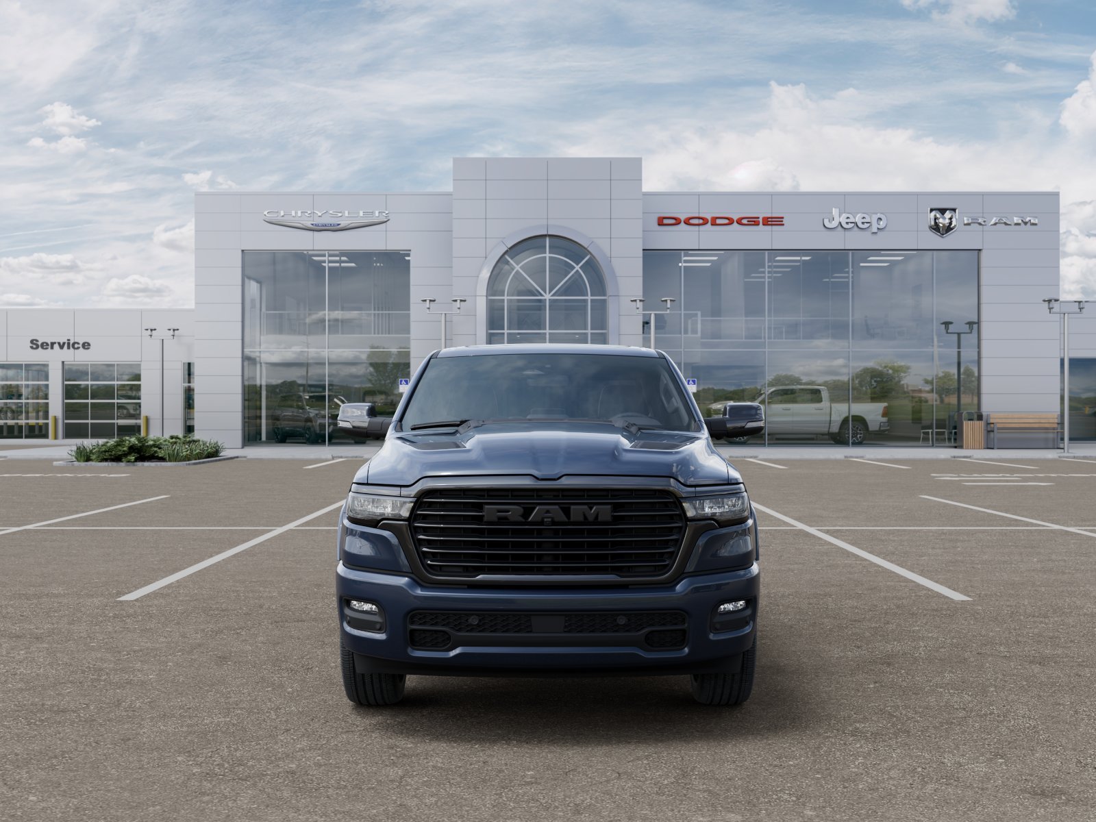New 2026 Blue Metallic RAM Laramie image 32
