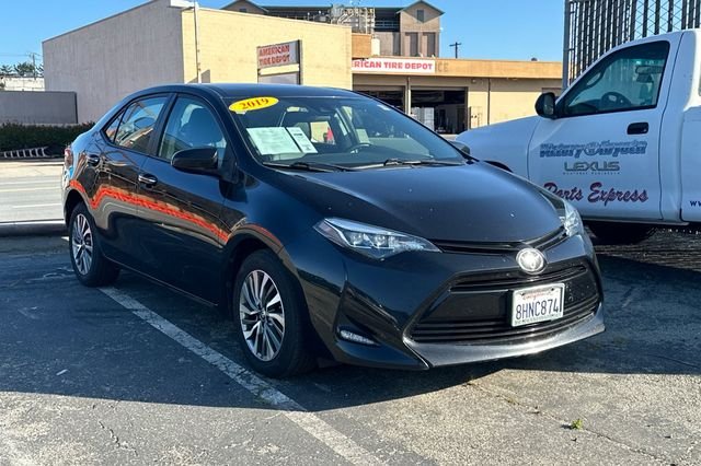 Certified 2019 Toyota Corolla XLE with VIN 2T1BURHE9KC190181 for sale in Seaside, CA