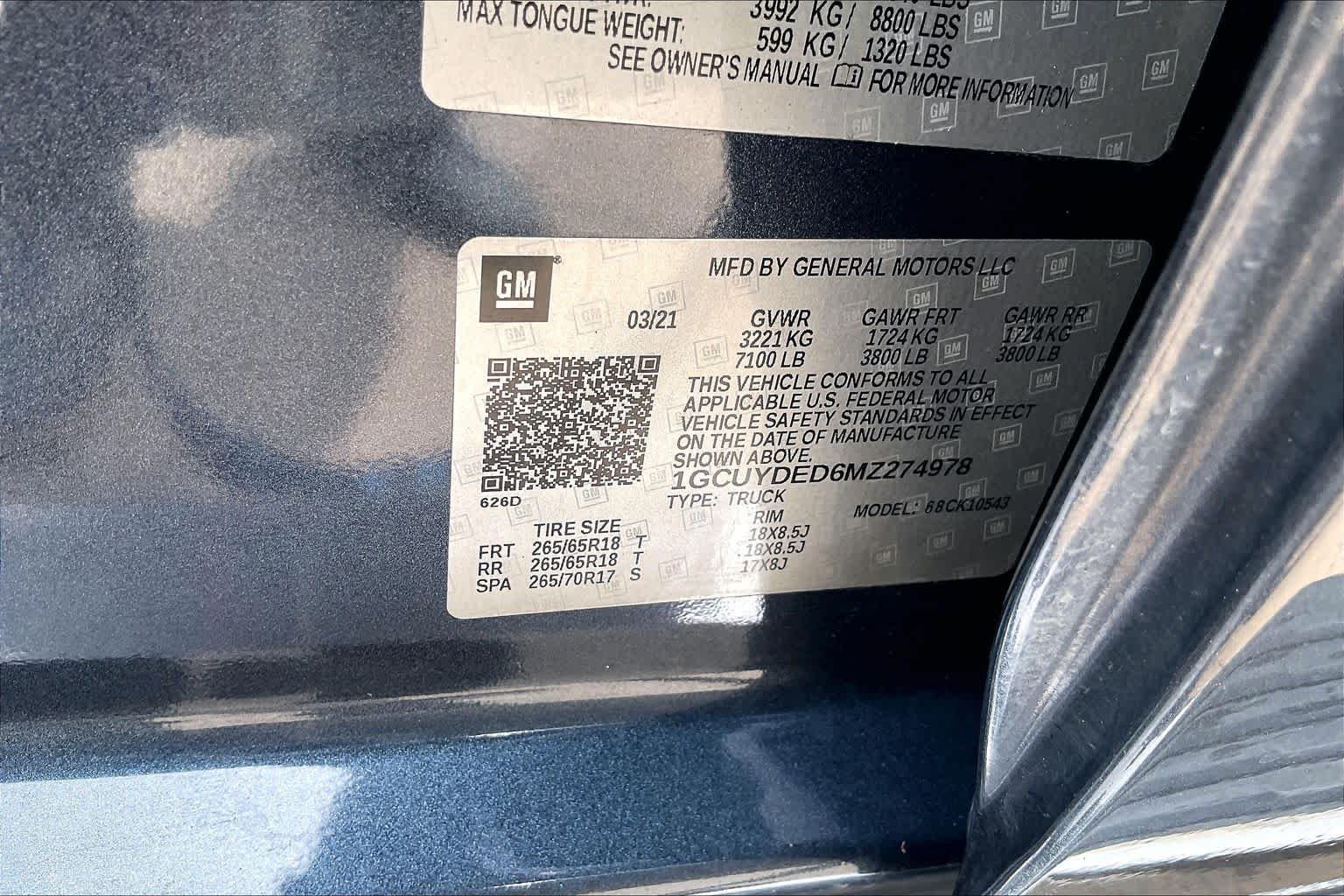 Used 2021 Shadow Gray Metallic Chevrolet LT image 35