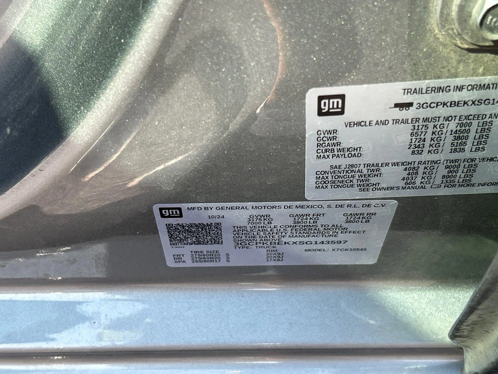 Used 2025 Sterling Gray Metallic Chevrolet Custom image 13