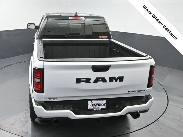 New 2026 Bright White Clear-Coat Exterior Paint RAM BLACK WIDOW EDITION image 35