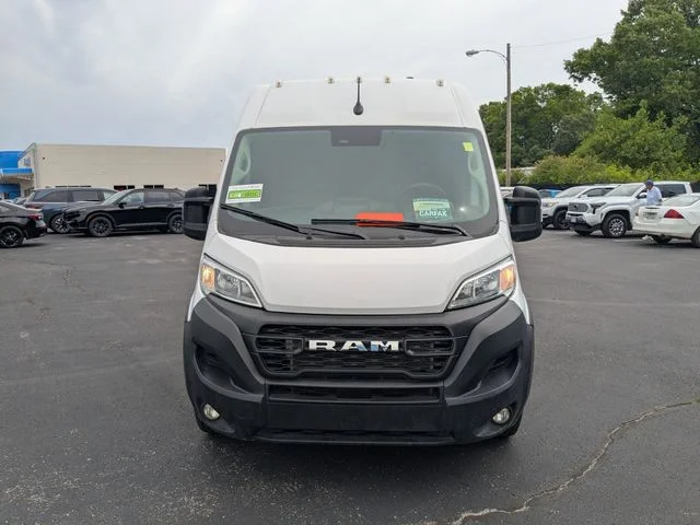 Used 2025 Bright White Clearcoat Ram High Roof image 4
