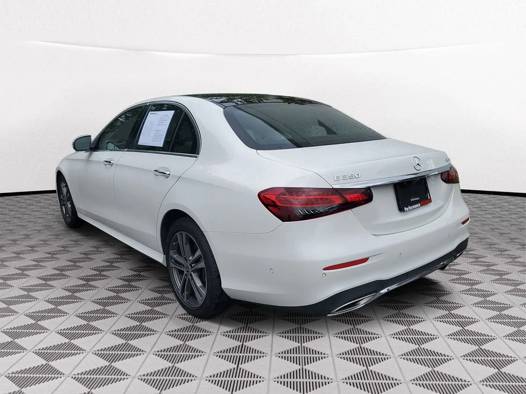 Used 2021 White Mercedes-Benz E 350 image 4