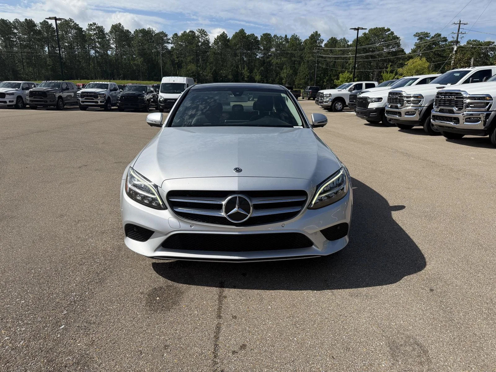 Used 2020 Iridium Silver Metallic Mercedes-Benz C 300 image 2